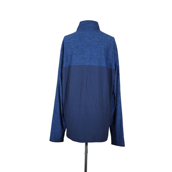 GapFit men's half zip mock neck stretch knit performance long sleeve pullover L - Picture 3 of 10